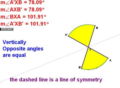 Vertically Opposite Angles are Equal