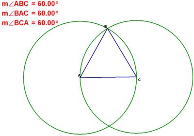 Equilateral Triangles have 60 degree Angles